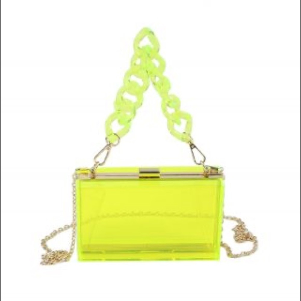 Fun Color Fashion Transparent Handbags